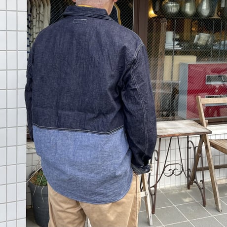 UTILITY SHIRT TYPE2 10oz DENIM 80480010015 / Nigel Cabourn