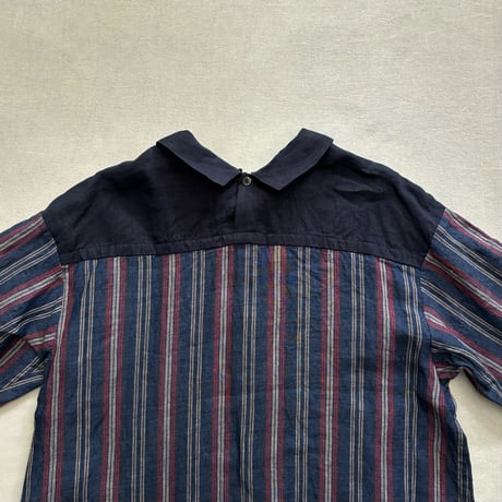 Vintage Stripe 切替え2Way シャツ 13107054 / Vlas Blomme ヴラスブラム