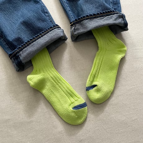 CHUNKY RIBBED CREW SOCKS size S(23~25cm) R1523 / ROTOTO