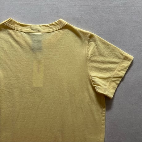 30/1天竺 半袖Tシャツ (イエロー) 251-6271・251-6272 / homspun ホームスパン