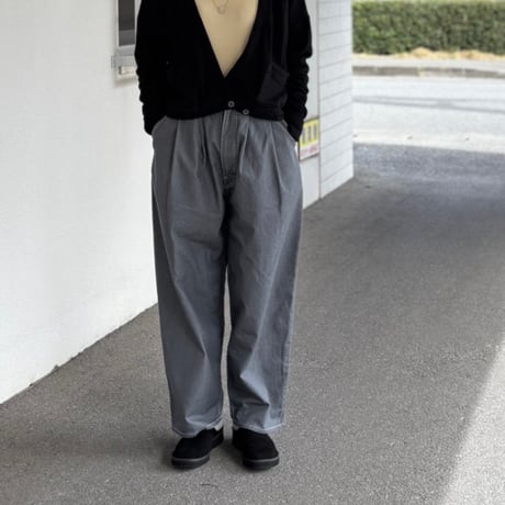 9OZデニム タックパンツ 2026spring67 / ARTE POVERA アルテポーヴェラ
