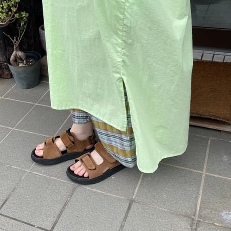 Sleeveless Hooded Shirts Dress YAR-24SS OP45_Cambric / Yarmo ヤーモ