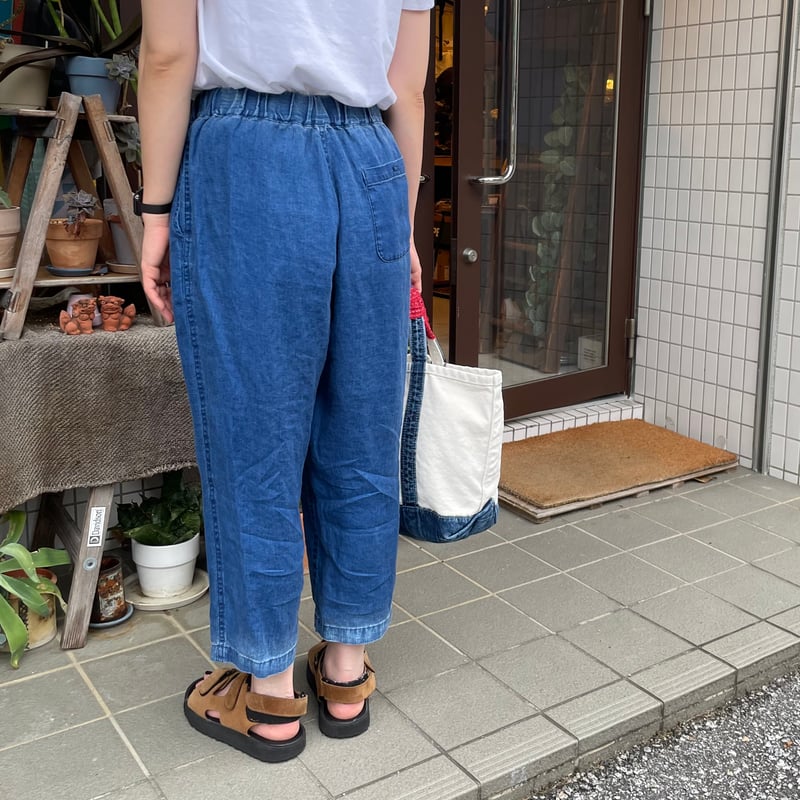 INDIGO LINEN PANTS PC-021-2675 / Porter Classic INDIGO LINEN PANTS PC-021-2675 / Porter Classic