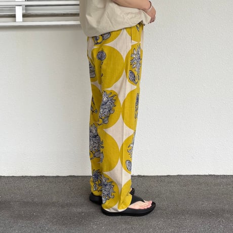 LOOSE PANTS BLUE FLOWER POP BS004 / Bohemians ボヘミアンズ