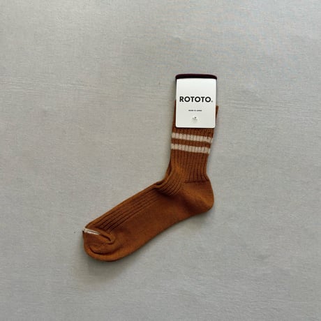 HEMP OG COTTON STRIPE SOCKS size S(23~25cm) R1468 / ROTOTO