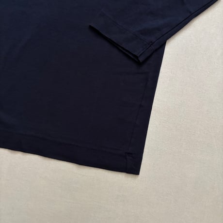 30/1天竺七分袖Tシャツ (ネイビー) 262-6450 / homspun ホームスパン