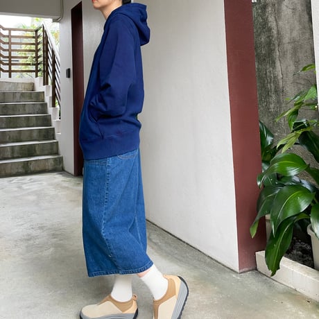 オーガニックウラケ テゾメスウェット プルフーディー  ユニセックス 1004369 / BLUE BLUE JAPAN ブルーブルージャパン