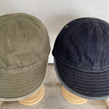US ARMY CAP LOOSE DENIM 80450066001 / Nigel Cabourn