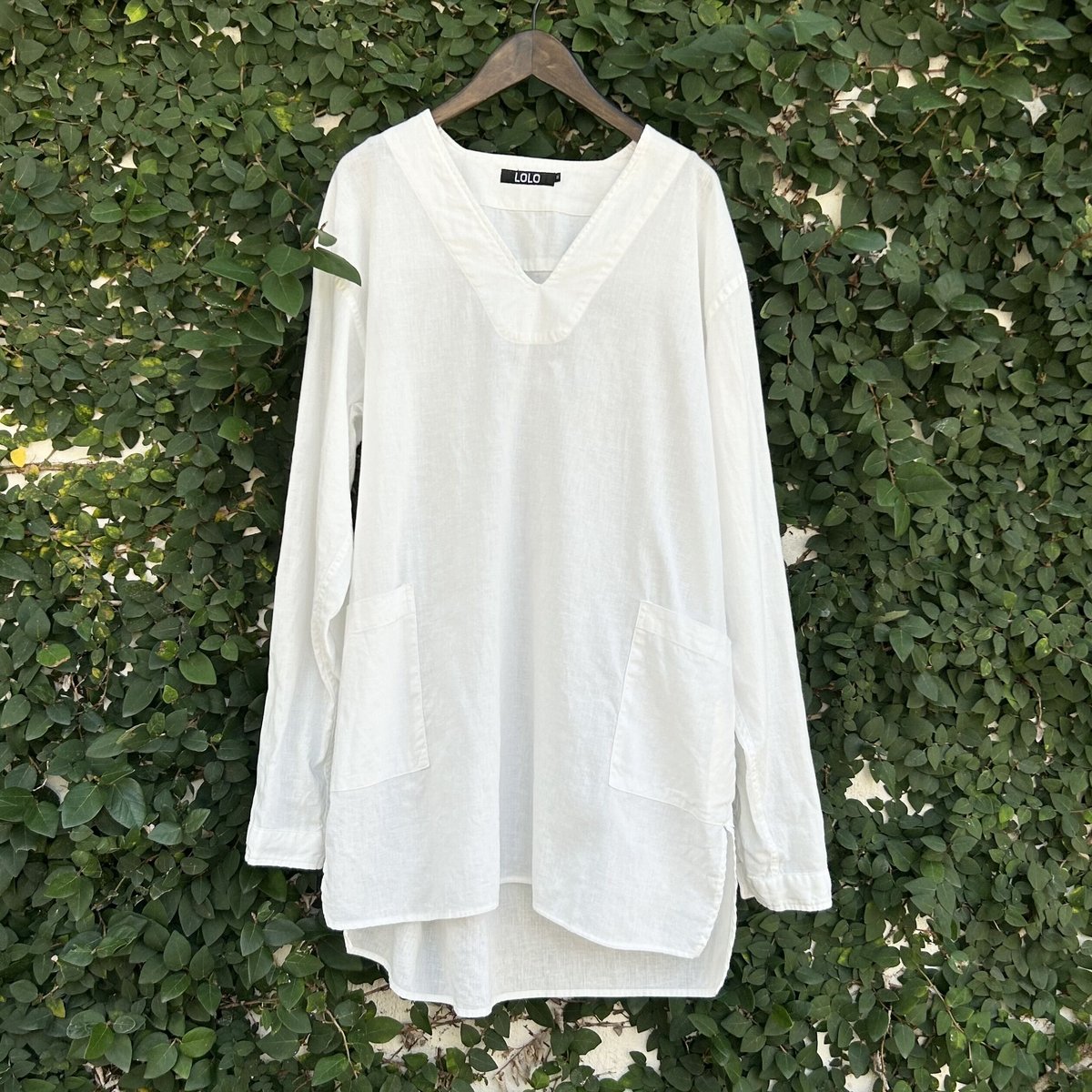 Vネック プルオーバーシャツ LS-402 / LOLO | e-shop/E-SHOP Vネック プルオーバーシャツ LS-402 / LOLO | e-shop/E-SHOP