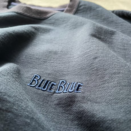 スビンギザコットンBB EMB LS 1009890 / BLUE BLUE ブルーブルー