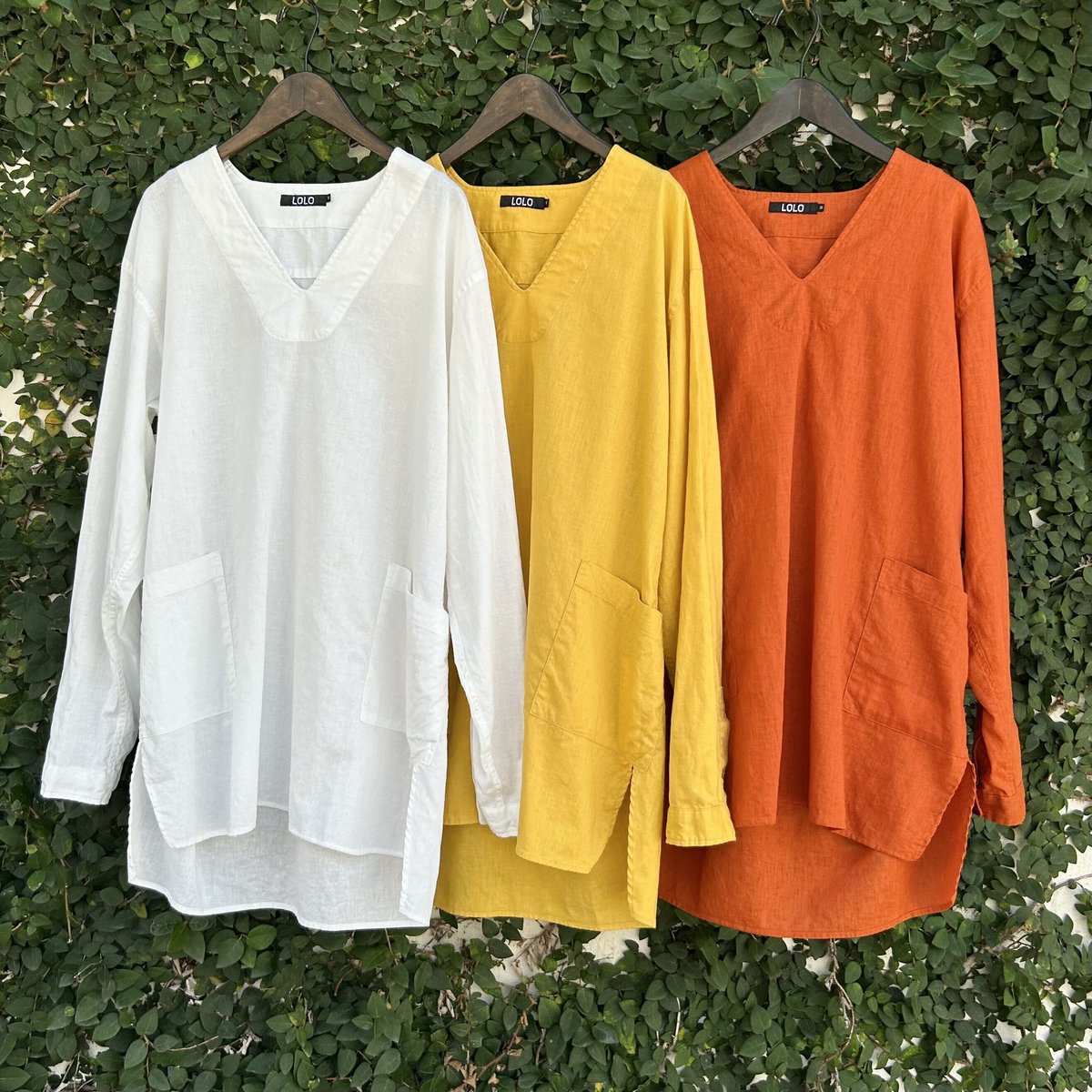 Vネック プルオーバーシャツ LS-402 / LOLO | e-shop/E-SHOP
