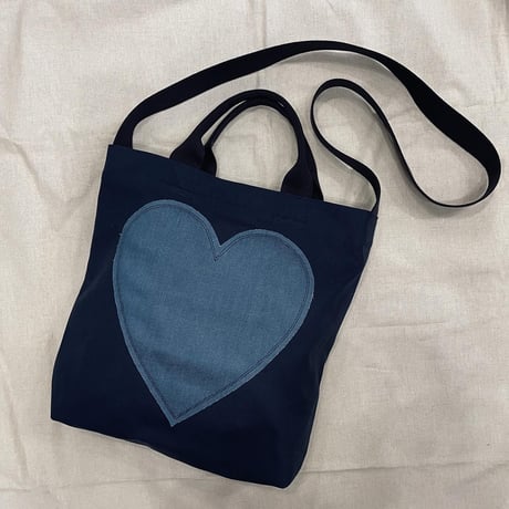 HEART PATCH CANVAS TOTE BAG BB94ST-13 / Bohemians　ボヘミアンズ