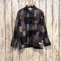 Digs Crew Half (Cotton Tweed Patch Check) SF-252267 / SASSAFRAS ササフラス