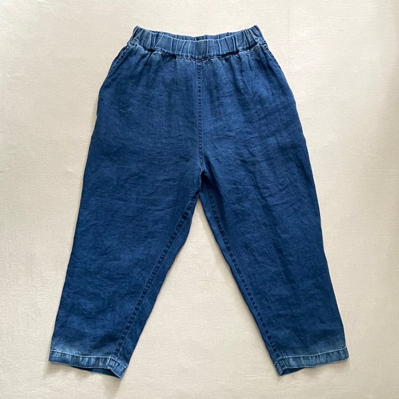 INDIGO LINEN PANTS PC-021-2675 / Porter Classic INDIGO LINEN PANTS PC-021-2675 / Porter Classic