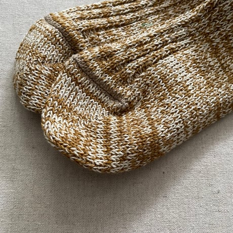 RECYCLE COTTON RIBBED CREW SOCKS size S(23~25cm) R1448 / ROTOTO