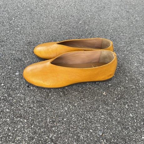 Vカットフラットパンプス CT-01(MS) / chausser  Turnshoe