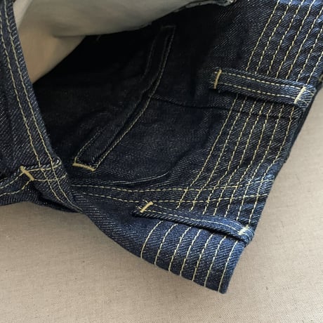 Fall Leaf Sprayer Pants (Indigo) / SASSAFRAS