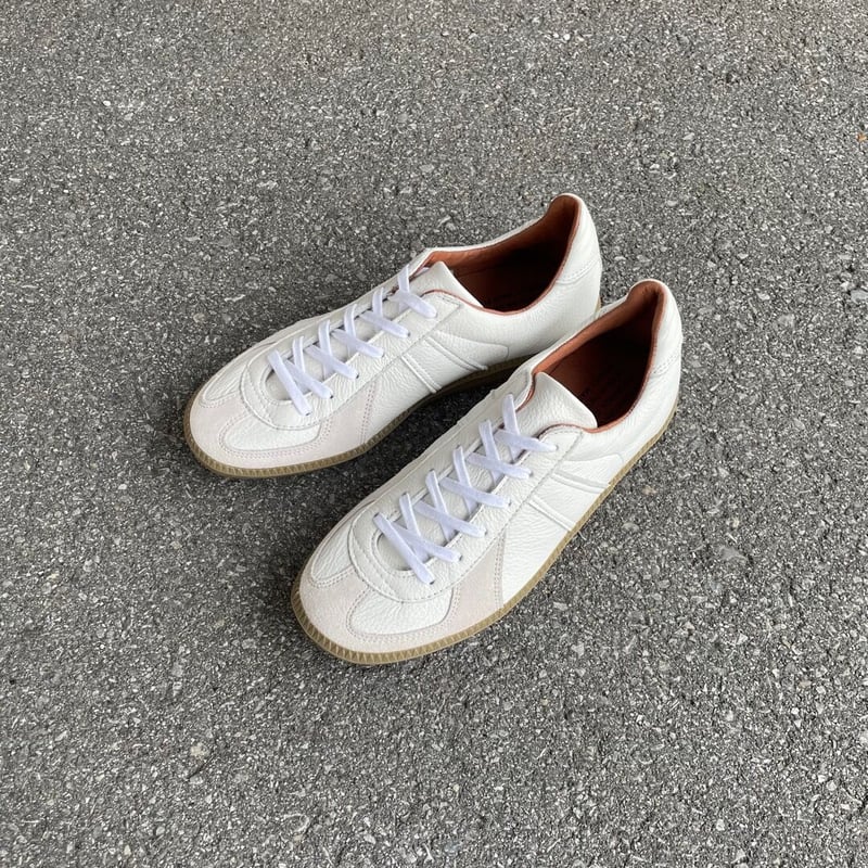 CLANE GERMAN MILITARY TRAINER ホワイト 37 NEW Original German Army Leather Trainers White - Etsy
