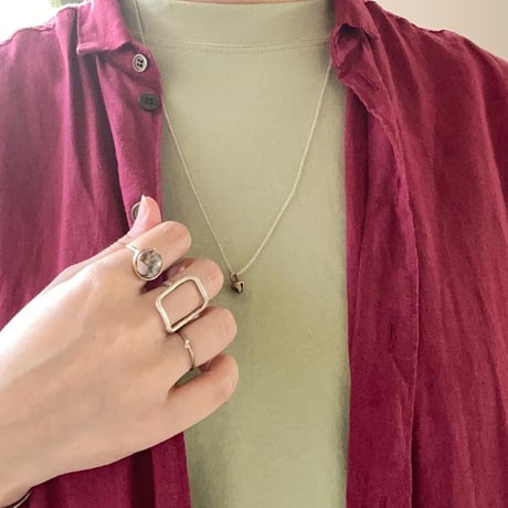 Round Frame Ring 81104022 / Aperdiem アペルディエム