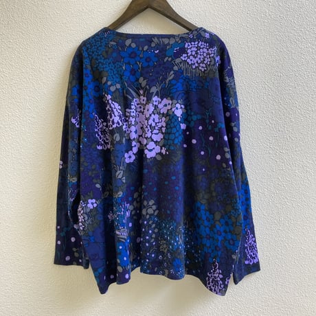 FLOWER SMOOTH BOATNECK TEE BT-258 / Bohemians