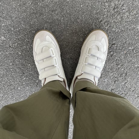 GERMAN MILITARY TRAINER (WHITE) 1703LD / REPRODUCTION OF FOUD リプロダクションオブファウンド