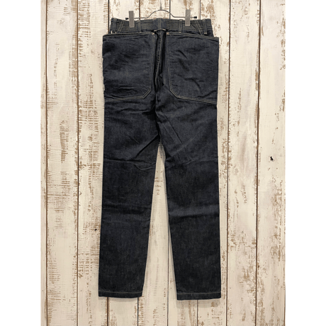 Fall Leaf Sprayer Pants (Indigo) / SASSAFRAS