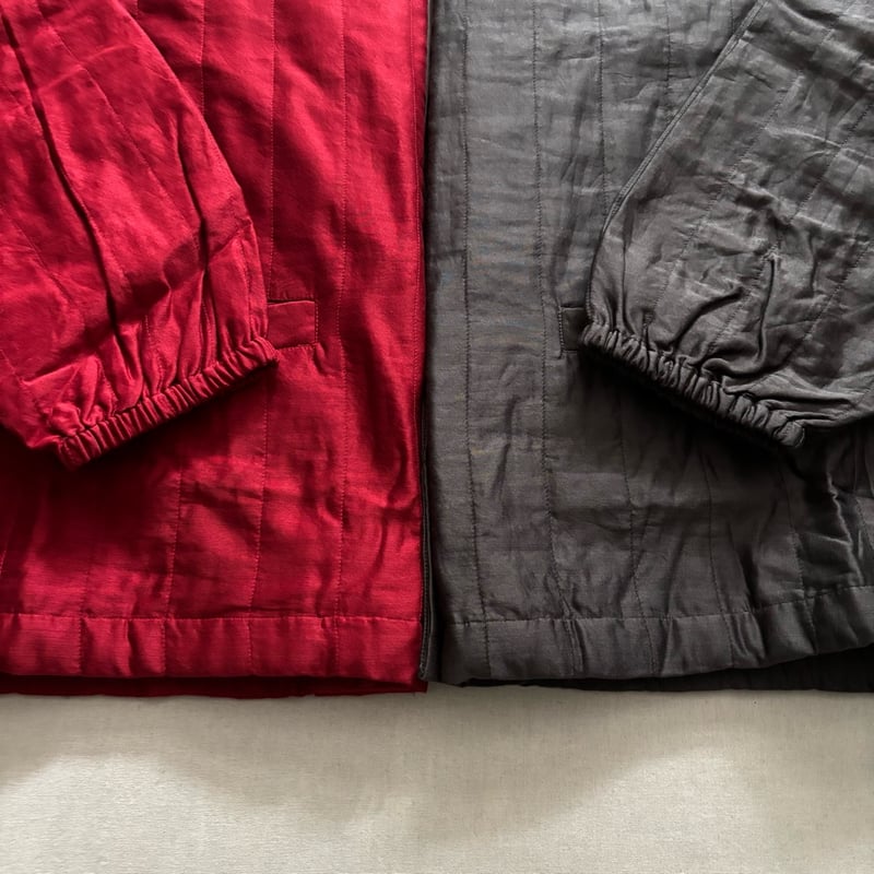 QUILTED COTTON SILK RAGLAN STRING JACKET NMDS25