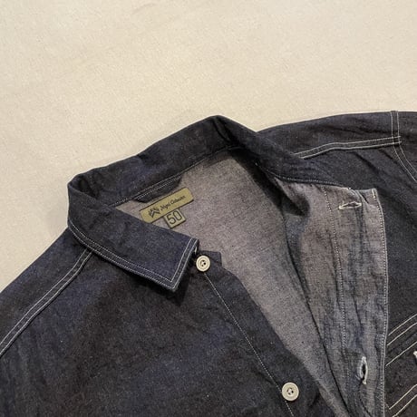 UTILITY SHIRT TYPE2 10oz DENIM 80480010015 / Nigel Cabourn