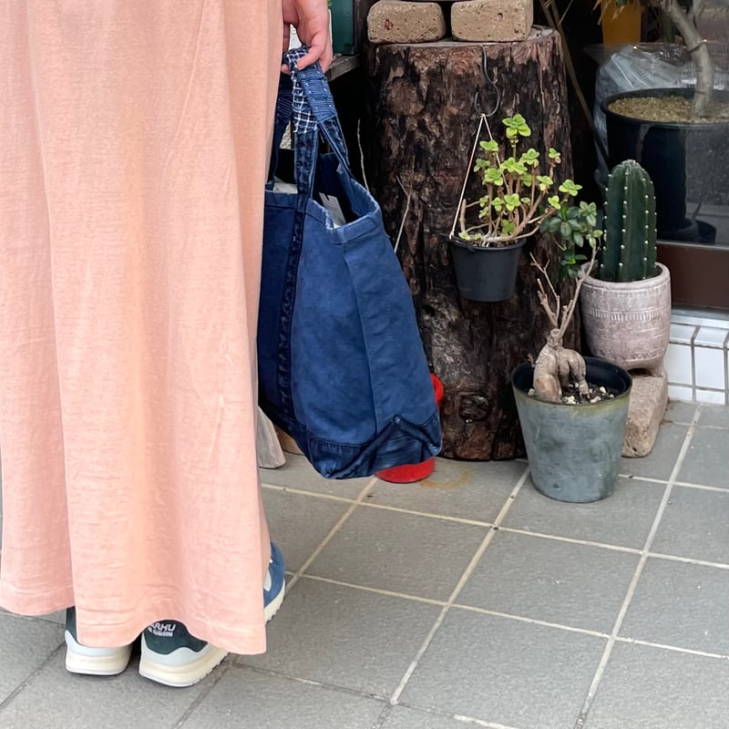 VINTAGE TRAVELER TOTE BAG (CANVAS・BLUE) PC-040- VINTAGE TRAVELER TOTE BAG (CANVAS・BLUE) PC-040-