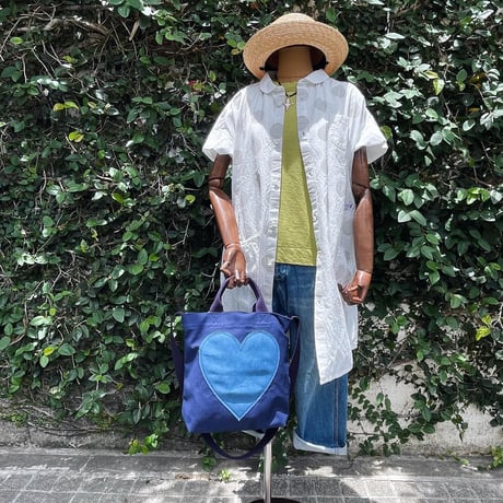 HEART PATCH CANVAS TOTE BAG BB94ST-13 / Bohemians　ボヘミアンズ