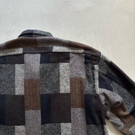 Digs Crew Half (Cotton Tweed Patch Check) SF-252267 / SASSAFRAS ササフラス