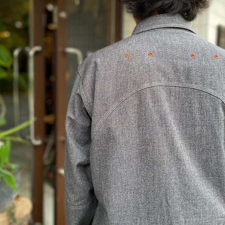 NEW MEDICAL SHIRT SALT&PEPPER 80470010051 / Nigel Cabourn