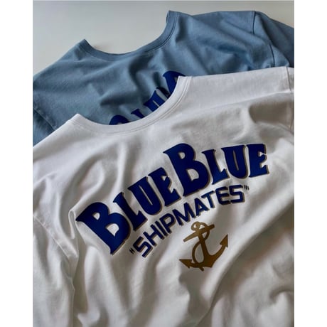 SHIPMATES ショートスリーブTシャツ 1011098 / BLUE BLUE ブルーブルー