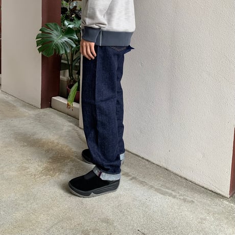 PP01 セルビッチデニム スリムストレートジーンズ 1004809 / BLUE BLUE