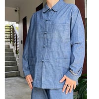 ORGシャンブレーフレンチチャイナ ワークジャケット 1011082 / BLUE BLUE ブルーブルー