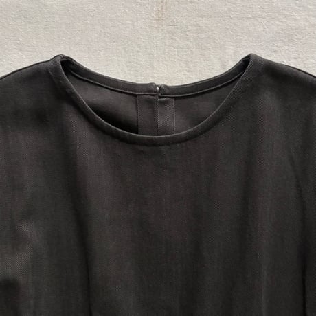 墨染ツイル5分袖ロングワンピース 322530 / HAVERSACK ハバーサック