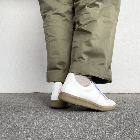GERMAN MILITARY TRAINER (WHITE) 1703LD / REPRODUCTION OF FOUD リプロダクションオブファウンド