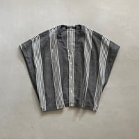 ダンガリーストライブスリーブレスカーディガン 622627 / HAVERSACK ハバーサック