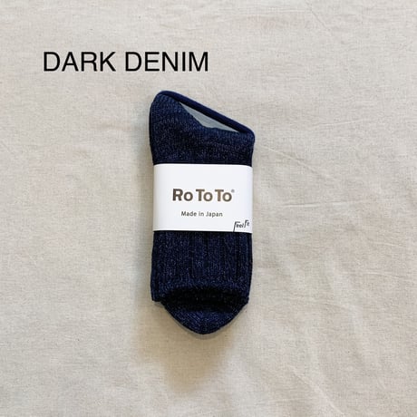 DENIM TONE SOCKS R1188 / ROTOTO
