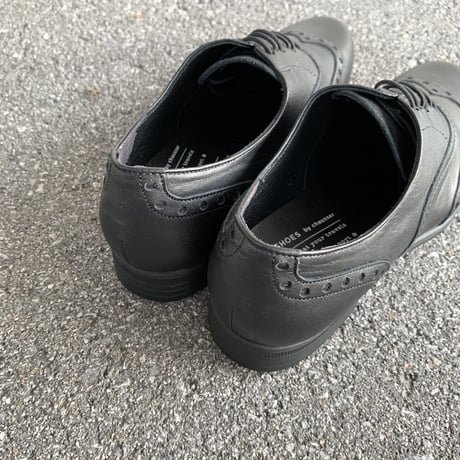 TR-004 WING TIP (BLACK) / TRAVELSHOES by chausser トラベルシューズバイショセ