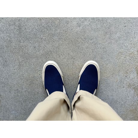 SLIP ON (NATURAL INDIGO) / DOEK