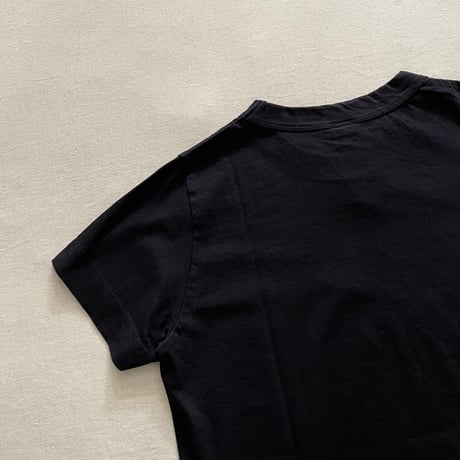 30/1天竺 半袖Tシャツ (サラシ・ブラック) 6271・6272 / homspun ホームスパン