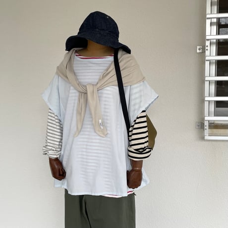 Oversized Top_Cambric YAR-24SS PO20_Cambric / Yarmo ヤーモ