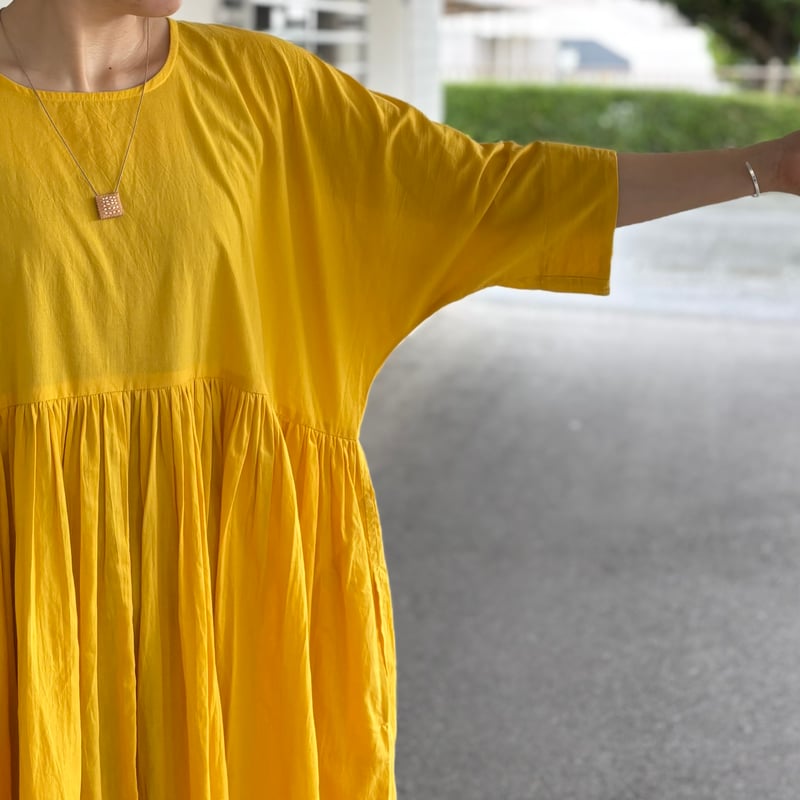 Veritecoeur カディコットンピンタックワンピースVC-2036 Veritecoeur (ヴェリテクール) カディコットンピンタックワンピース