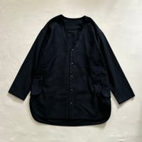 MOLESKIN NO COLLAR SHIRT JACKET (DARK NAVY) PC-019-2936 / Porter Classic ポータークラシック