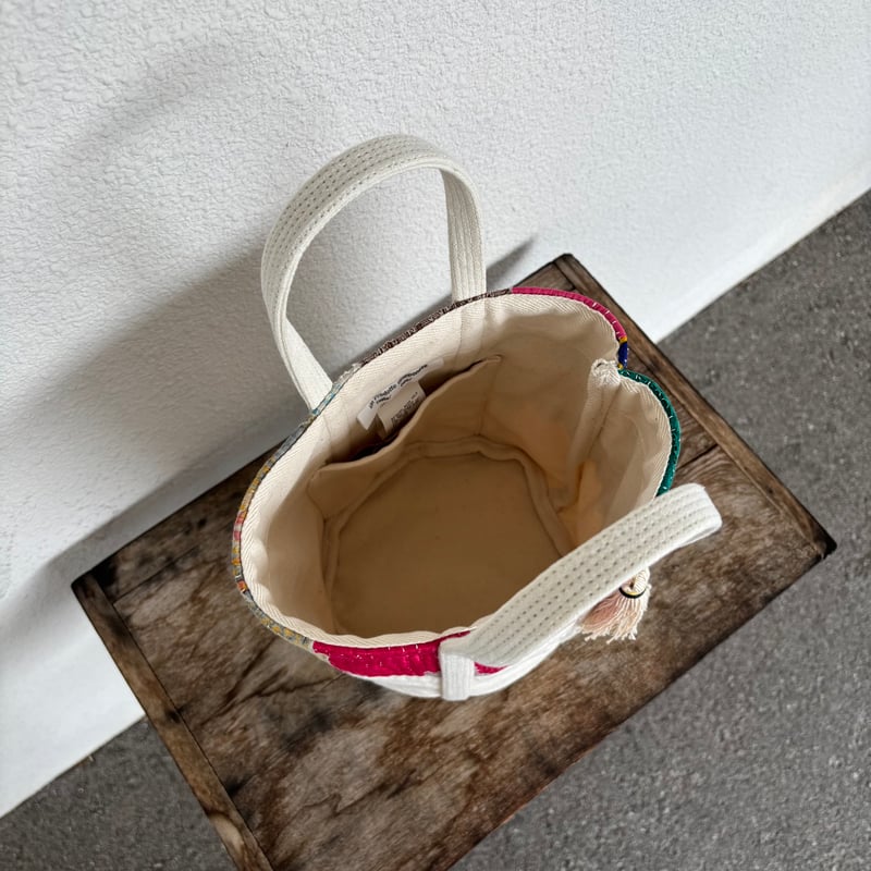 インドラリーキルト&フランスシーツ NEWラウンドBAG (M) ARTEA-26SP47 /