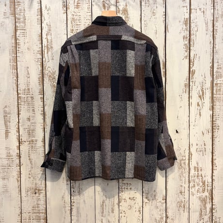 Digs Crew Half (Cotton Tweed Patch Check) SF-252267 / SASSAFRAS ササフラス