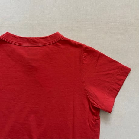 30/1天竺 半袖Tシャツ (バーミリオン) 261-6271・261-6272 / homspun ホームスパン