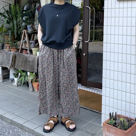 スウェットノースリーブ ウェストサイドジップ BRF-622A / Americana