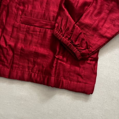 QUILTED COTTON SILK RAGLAN STRING JACKET NMDS25542 / maison de soil メゾンドソイル